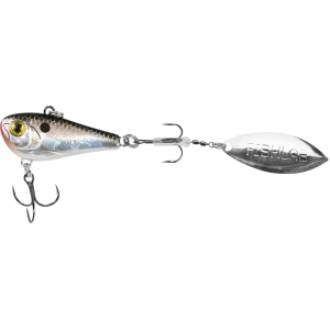 Fishlab Bio Shad Willow Tailspin Tail Spinner 1.75 Black/Silver - Fishlab