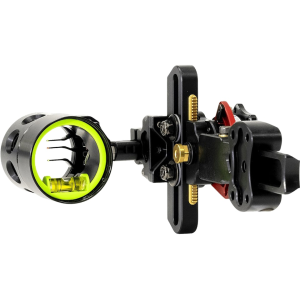 HHA Tetra RYZ X3 3-Pin Bow Sight Short Bar Mount .019 Pin Diameter Right Hand Black - Hha Sports