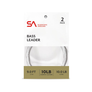 Scientific Anglers Bass Nylon Leader 10Lb 9' - Scientific Anglers