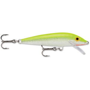 Rapala Original Floating 11 Minnow Silver Fluorescent Chartreuse