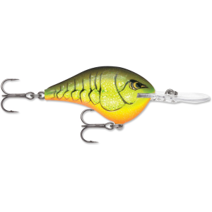 Rapala DT 8 Crankbait Chartreuse Rootbeer Craw