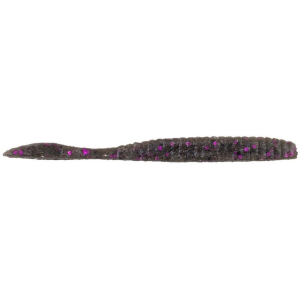 Berkley PowerBait MaxScent Flat Worm 4.25 Smoke Black Purple