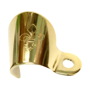 Cash Manufacturing Flintlock Flash Guard French Brass - Cash Manufacturing