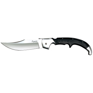 Cold Steel Espada Pocket Knife 7.5" Clip Point CPM S35VN Satin Blade G-10 Handle Black
