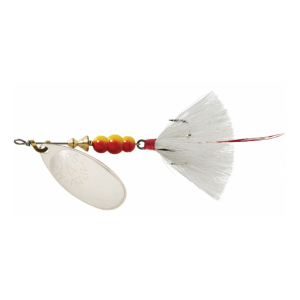 Mepps Aglia Dressed Inline Spinner 1/3oz White Tail Silver Blade