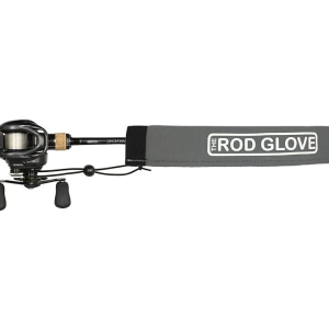 The Rod Glove Tournament Series Neoprene Casting Rod Sleeve Standard 6'6"-7'6" Light Grey - The Rod Glove