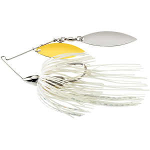 War Eagle Screamin Eagle Nickel Frame Double Willow Spinnerbait 1/2oz White Silver