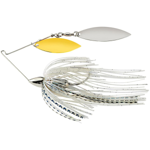 War Eagle Screamin Eagle Nickel Frame Double Willow Spinnerbait 1/2oz Blue Shad