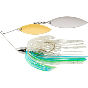 War Eagle Screamin Eagle Nickle Frame Double Willow Spinnerbait 3/4oz Blue Herring Gold/Silver