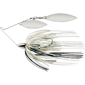 War Eagle Screamin Eagle Nickel Frame Double Willow Spinnerbait 1/2oz Silver Shiner
