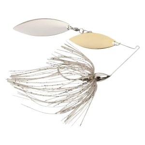 War Eagle Nickel Frame Double Willow Spinnerbait 3/4oz Mouse Gold/Nickel