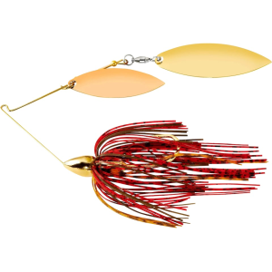 War Eagle Gold Frame Double Willow Spinnerbait 3/8oz Crawdad Gold