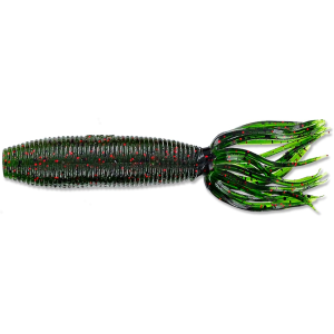 Yamamoto 4'' Fat Ika Grub Wtrmln/Blk&Red