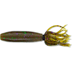 Yamamoto 4'' Fat Ika Grub #297/Lg Grn Purple