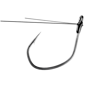 Owner Jungle Wacky Weedless Hook #1/0 Silky Gray 4PK