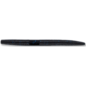 Yamamoto 5" Senko Soft Stickbait Black W/Lg Blue Flk