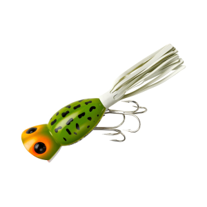 Arbogast Hula Popper 750 Topwater Frog White Belly