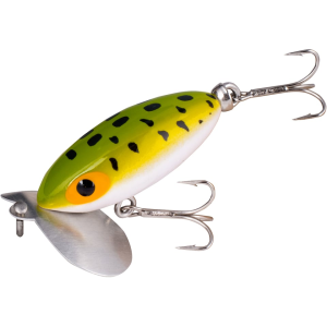 Arbogast Jitterbug 635 Clicker Topwater Frog White Belly