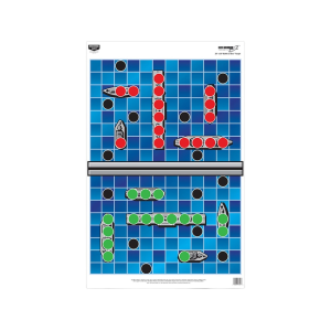 Birchwood Casey EZE-Scorer 23" x 35" Battle At Sea Paper Target 5PK