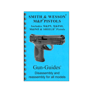 Gun Guides Takedown Guide S&W M&P Pistols