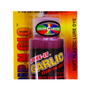 Spike-It Dip-N-Glo Garlic Scented Lure Dye Fire Red 2oz