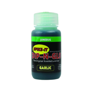 Spike-It Dip-N-Glo Garlic Scented Lure Dye Junebug 2oz