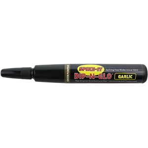 Spike-It Dip-N-Glo Garlic Scented Lure Dye Marker Chartreuse/Red 2PK