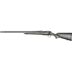 Christensen Arms Ridgeline FFT Bolt Action Rifle 6.5 PRC 20" Left Hand Carbon Fiber Threaded Barrel Burnt Bronze Cerakote Frame Green and Black/Tan Field Stock