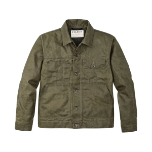 Filson Men's Short Lined Cruiser Jacket Military Green Medium Tall - Filson