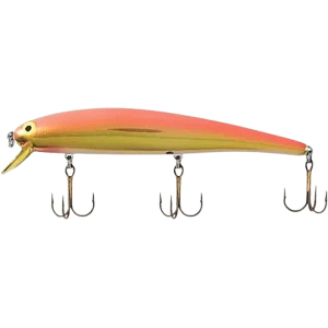 Bomber Long A Jerkbait 4.5" Gold Chrome Orange White