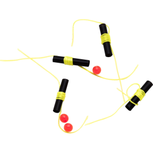 Thill America's Favorite Bobber Stops Flo Yellow 40pc - Thill