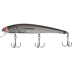 Bomber Long A Jerkbait 4.5" Chrome Black Back
