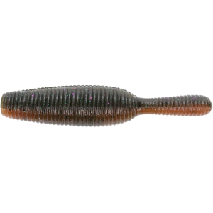 Yamamoto 2.5" Yamatanuki Worm Dark Green Pumpkin Amber Laminate