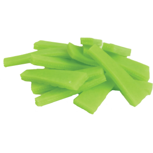 Fishbites Fish'n Strips Longer Lasting Bait Strip Shrimp Scent Chartreuse - Fishbites