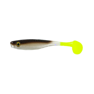 Big Bite Baits Suicide Shad 5" Swimbait Green Pumpkin/Pearl Belly/Chart Tail