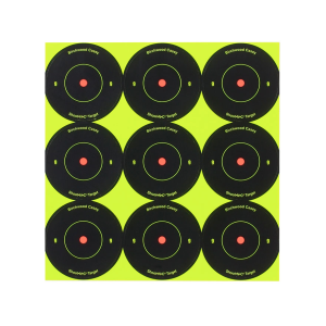Birchwood Casey Shoot-N-C Adhesive 2" Bullseye Reactive Target 108PK