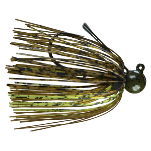 Picasso Tungsten Little Spotty Jig Green Pumpkin Tiger/Chartreuse 3/8 oz