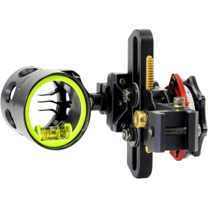 HHA Tetra RYZ X3 3-Pin Bow Sight Picatinny Mount .010 Pin Diameter Left Hand Black - Hha Sports