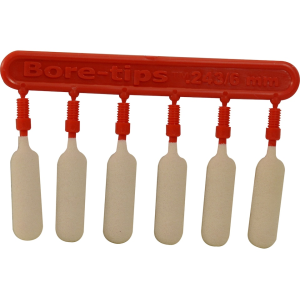 Swab-Its Bore-Tips Foam Gun Cleaning Swabs 243 Caliber 8-32 Threads 6PK