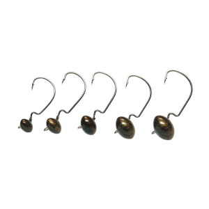 Gene Larew Hard Head 5/16oz Football Swing Jighead Copper Head - Gene Larew