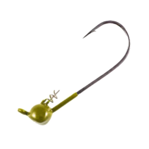 Owner Ultrahead Shaky Head 4/0 1/4oz Shaky Head Jighead Green Pumpkin