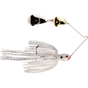 Strike King Lil' Mr Money Colorado Indiana Spinnerbait 3/16oz White Gold/Nickel