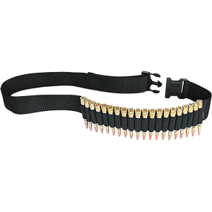 Allen Ammo Belt Adjustable Rifle Cartridge Belt 20-Round Nylon Black