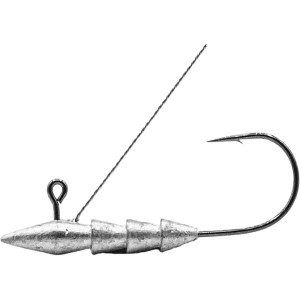 Core Tackle Hover Rig Weedless 3/32 oz Weighted Swimbait Hook #1/0 Unpainted 3PK
