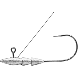 Core Tackle Hover Rig Weedless 3/64 oz Weighted Swimbait Hook #1/0 Unpainted 3PK