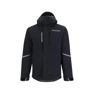 Simms Men's Challenger Insulated Rain Jacket Black 2XL