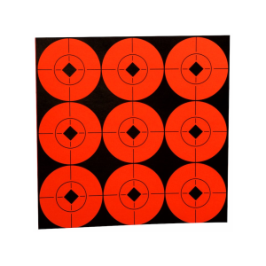 Birchwood Casey Target Spots 2" Fluorescent Red 90PK
