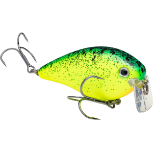 Strike King KVD 2.5 Wake Bait Crankbait Chartreuse Blue/Black Splatterback