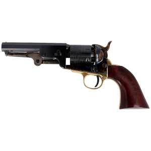 Pietta 1851 Navy Yank Sheriff Black Powder Revolver 36 Caliber 5" Blued Barrel Case Hardened Frame Walnut Grip