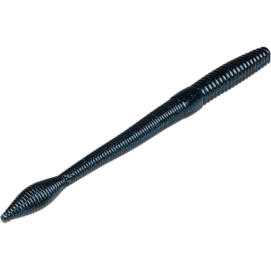 Strike King KVD Perfect Plastics Bull Worm 8" OPT Black Blue Flake